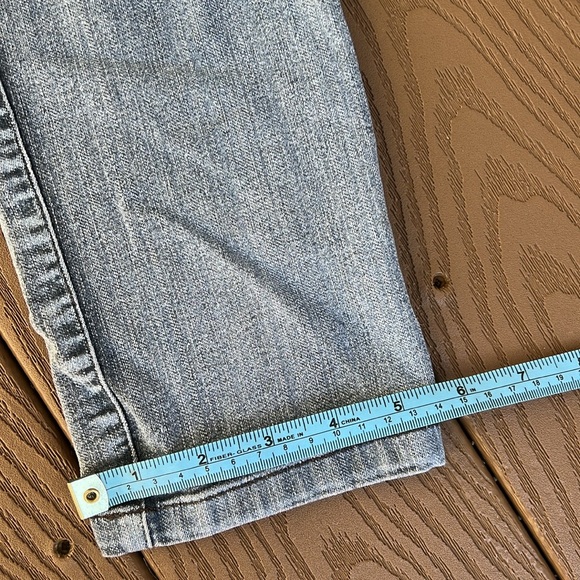 LOi wide waist button/zip skinny jeans made in Columbia SZ 10/Juniors 5 USA - Picture 13 of 14